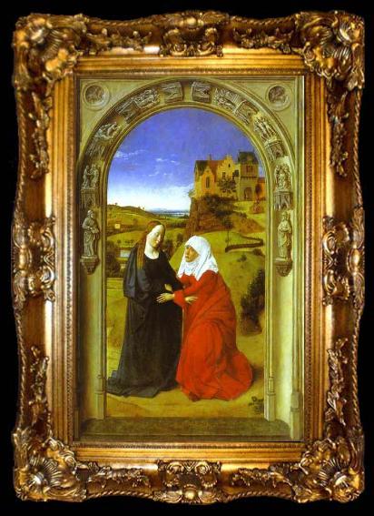 framed  Dieric Bouts The Visitation., ta009-2